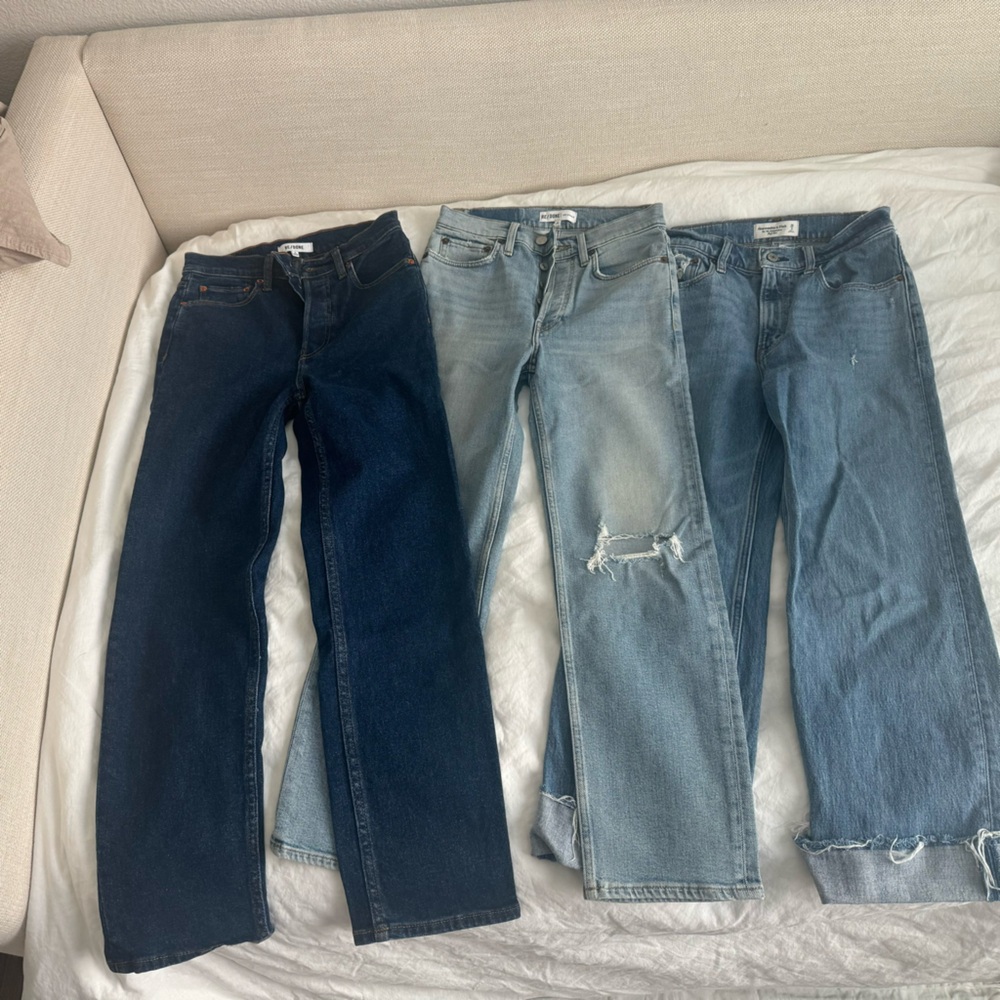 RE/DONE, Abercrombie Jeans bundle size 26